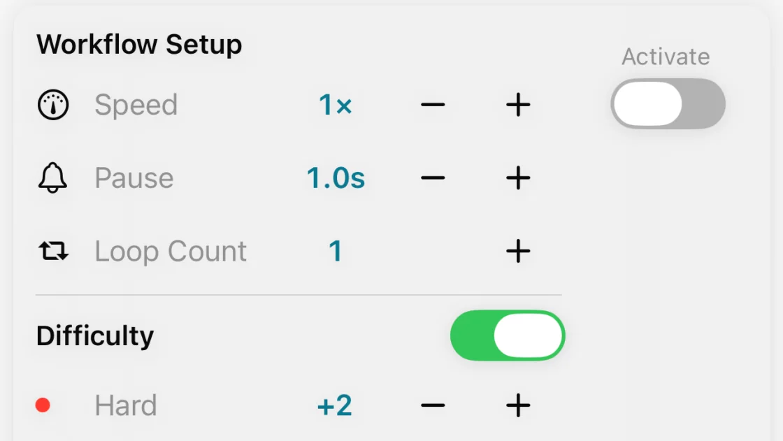 Auto-Navigate, More Reps on Trouble Spots